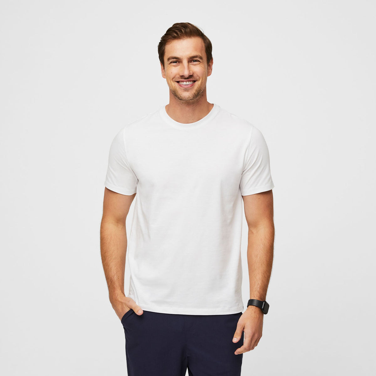 Supersoft Short-Sleeve Underscrub - White