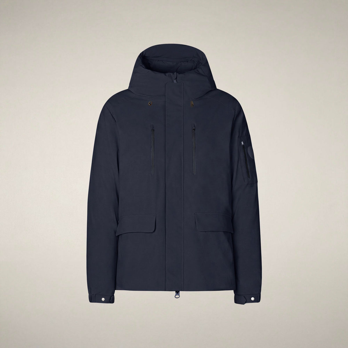 Men's Parka Hiram in Blue Black