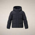 Boys' Parka Joris in Blue Black
