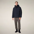 Men's Parka Leland in Blue Black