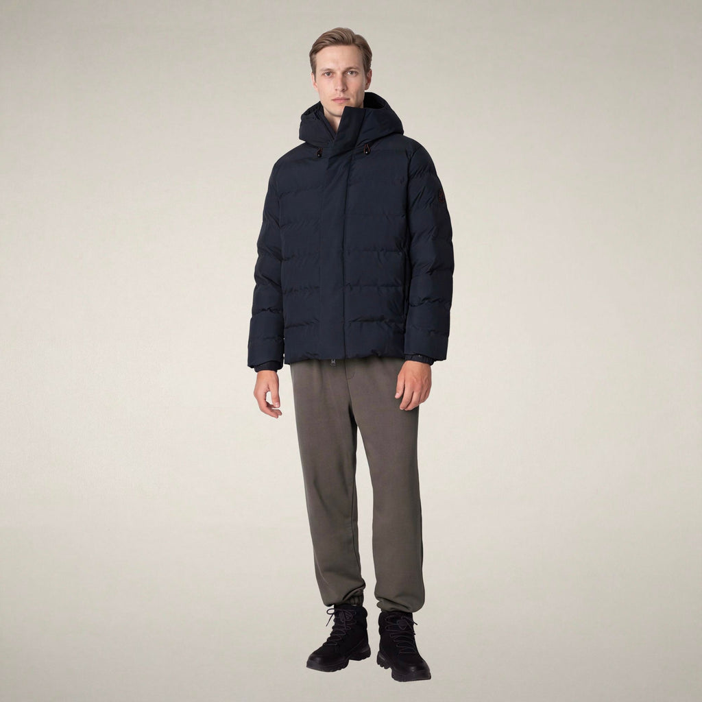 Men's Parka Leland in Blue Black