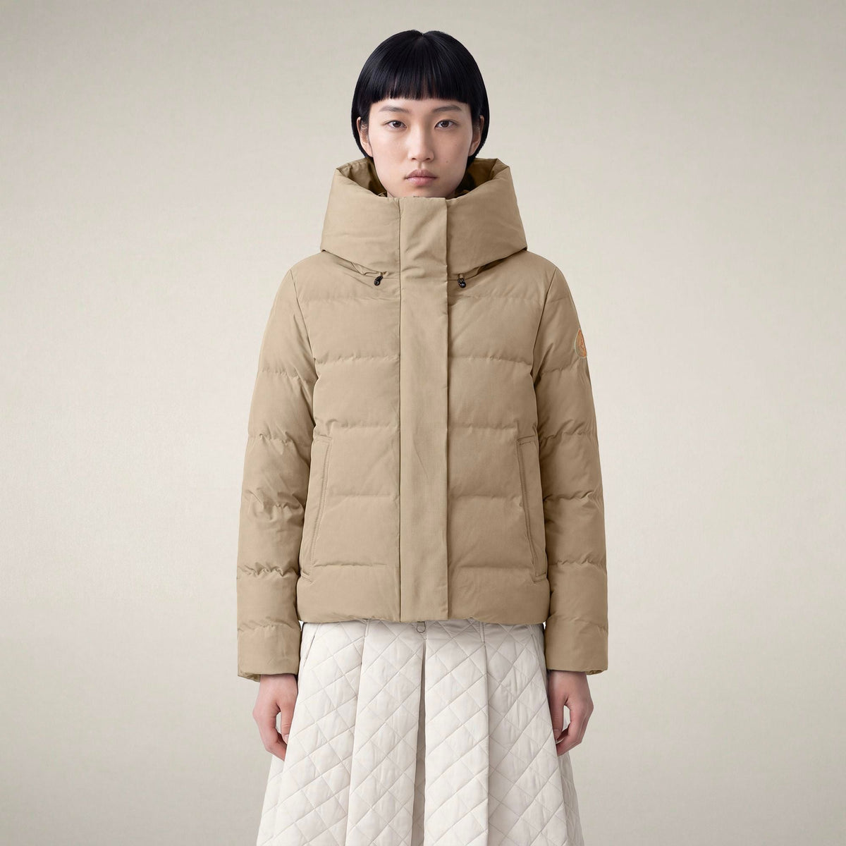 Women's Parka Arena in Stone Beige