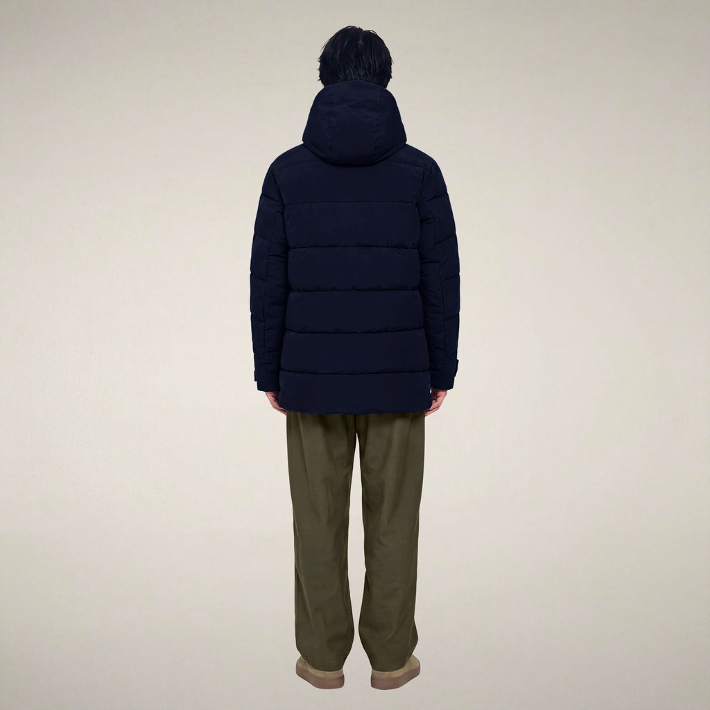 Men's Puffer Jacket Flavien in Blue Black