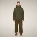 Men's Jacket Stewart in Snake Green
