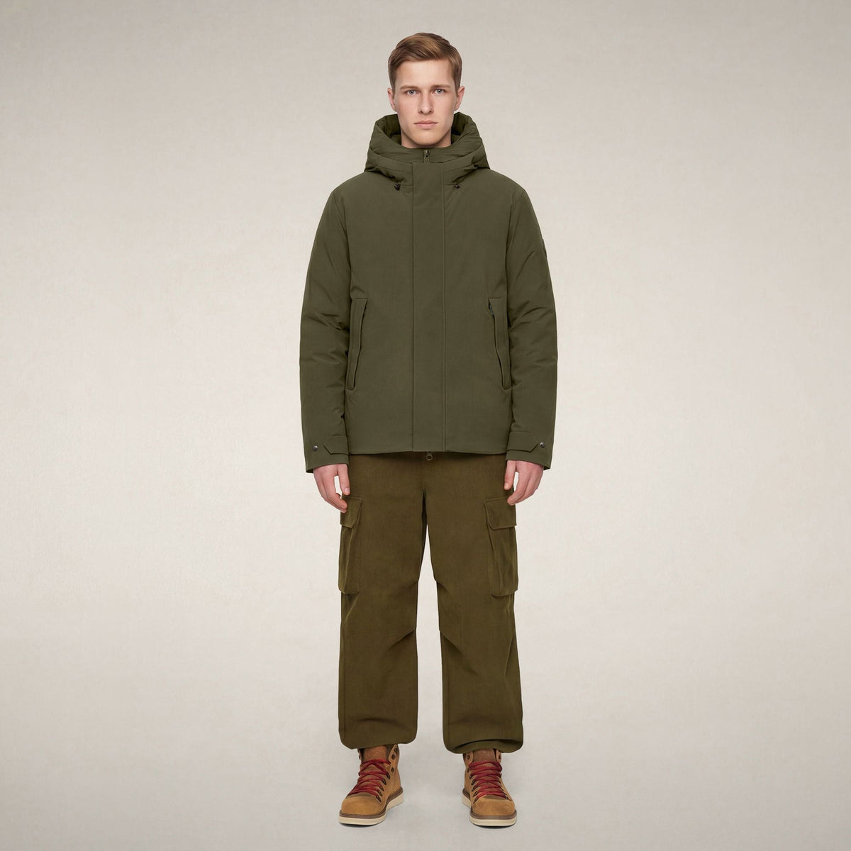Men's Jacket Stewart in Snake Green