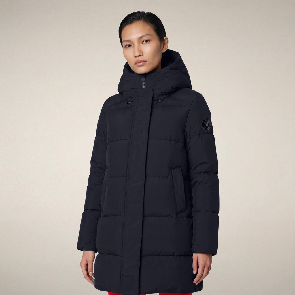 Women's Parka Bethany in Blue Black
