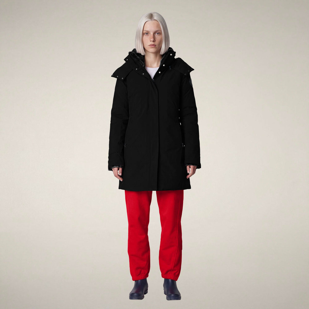Women's Parka Samantah in Black
