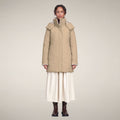 Women's Parka Samantah in Stone Beige