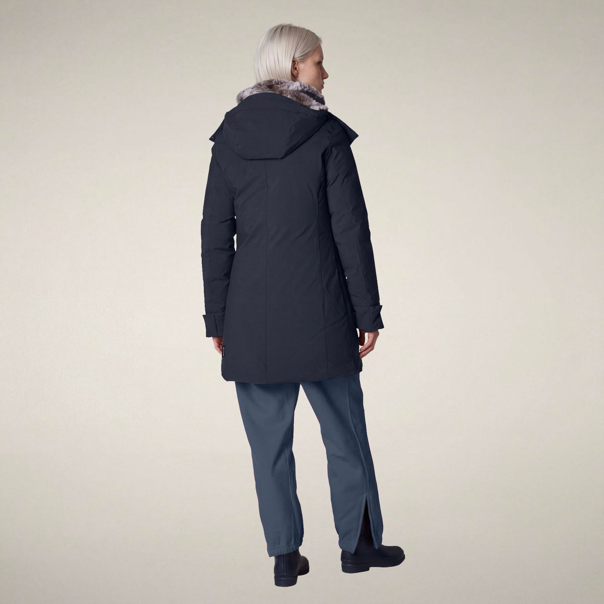 Women's Parka Samantah in Blue Black