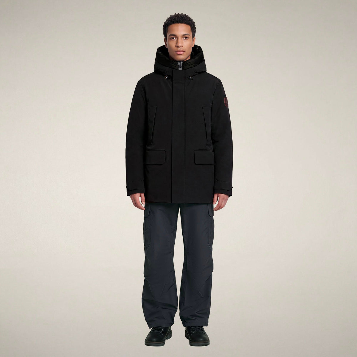 Men's Hooded Jacket Gerard in Black