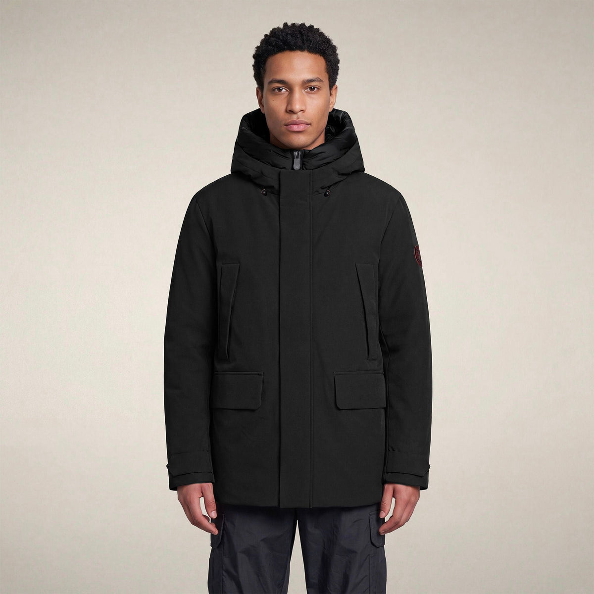 Men's Hooded Jacket Gerard in Black