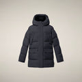 Boys' Parka Walter in Blue Black