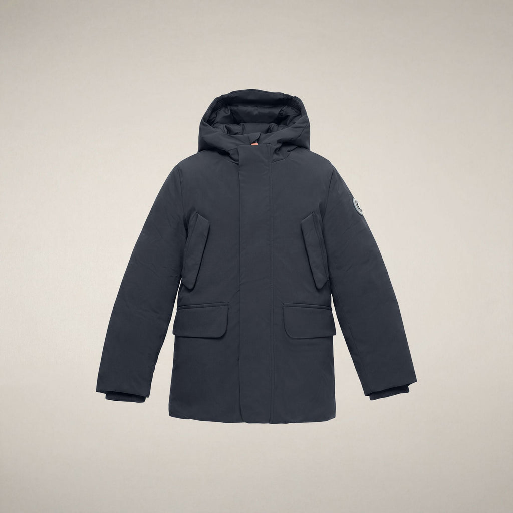 Boys' Parka Mal in Blue Black