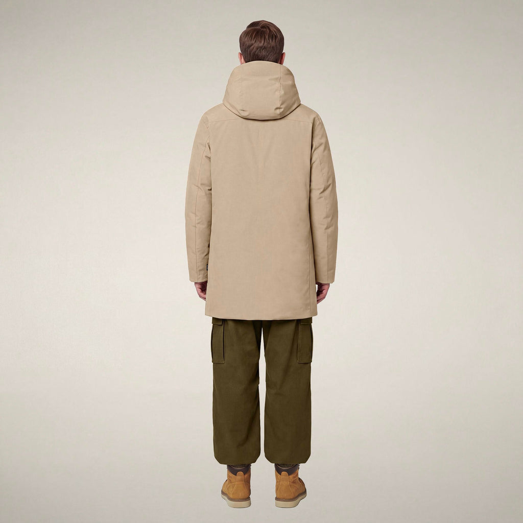 Men's Parka Wilson in Stone Beige