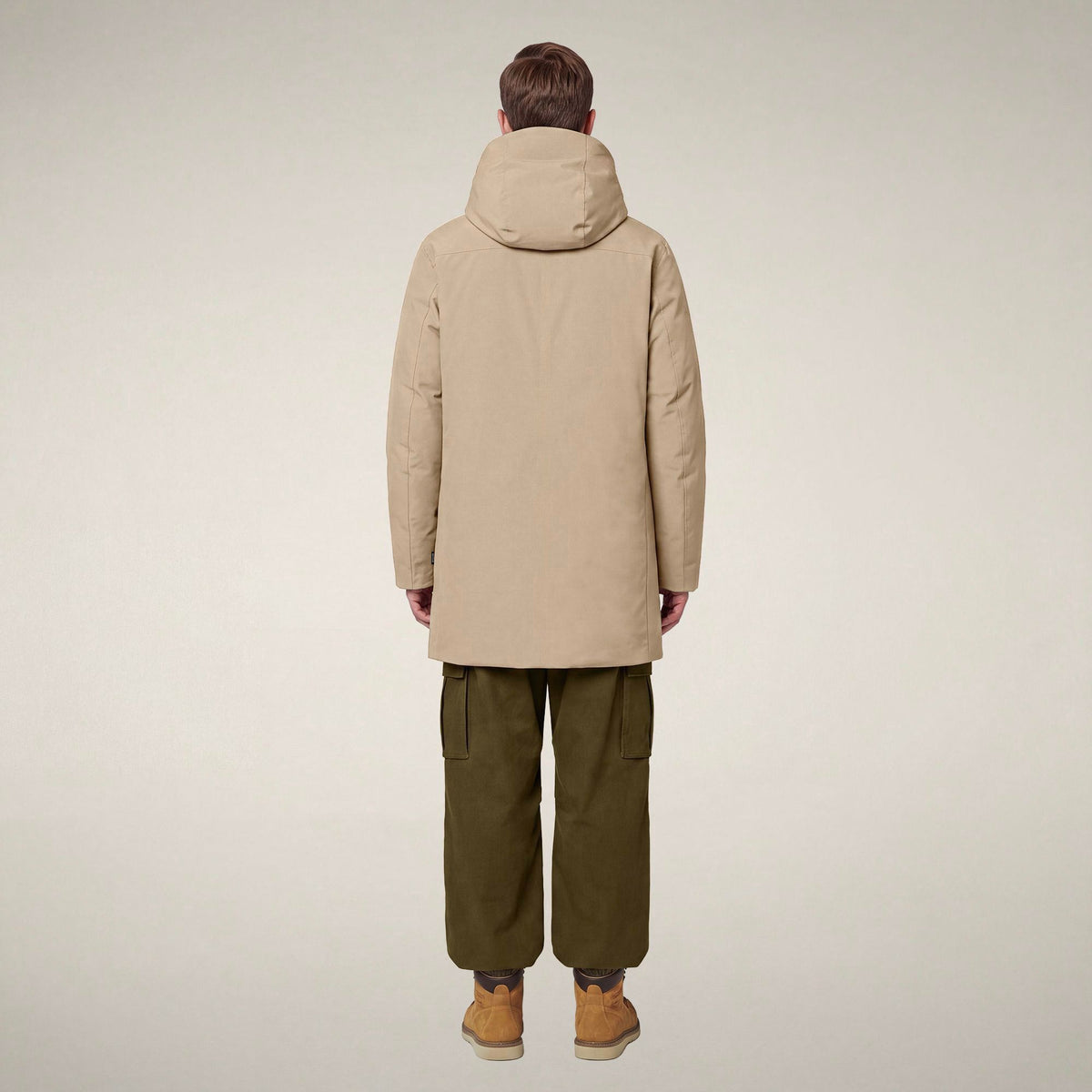 Men's Parka Wilson in Stone Beige