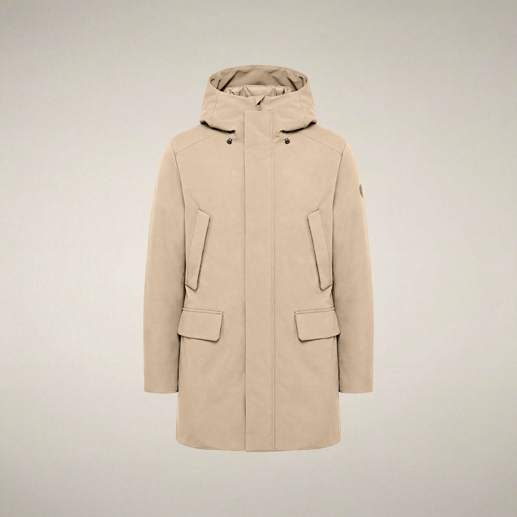 Men's Parka Wilson in Stone Beige