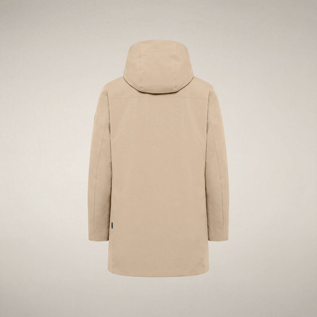 Men's Parka Wilson in Stone Beige