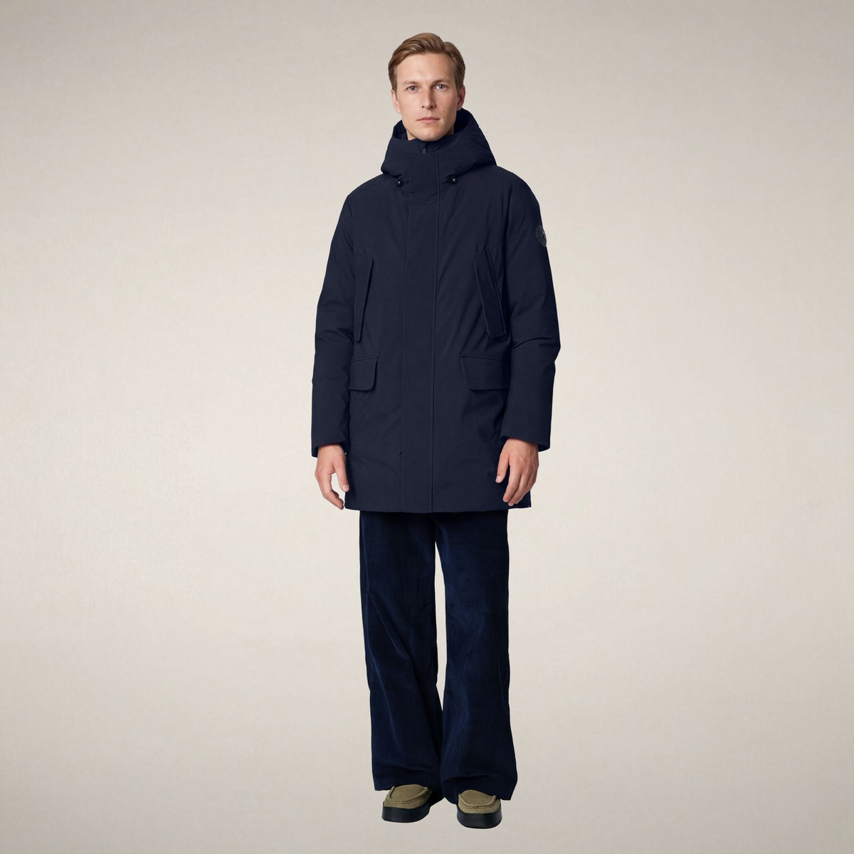 Men's Parka Wilson in Navy Blue