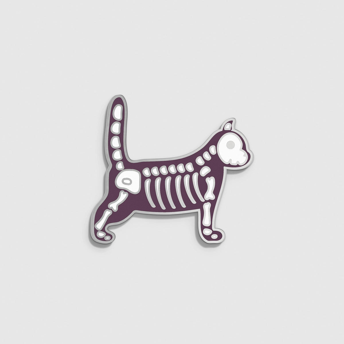 Purr-gent Care Enamel Pin - Dark Açaí