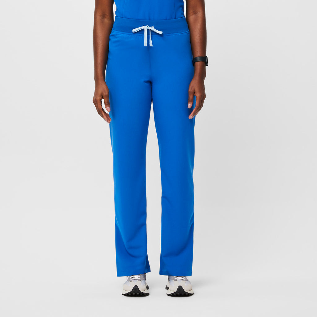 Livingston High-Rise Straight-Leg Scrub Pant™ - Royal Blue