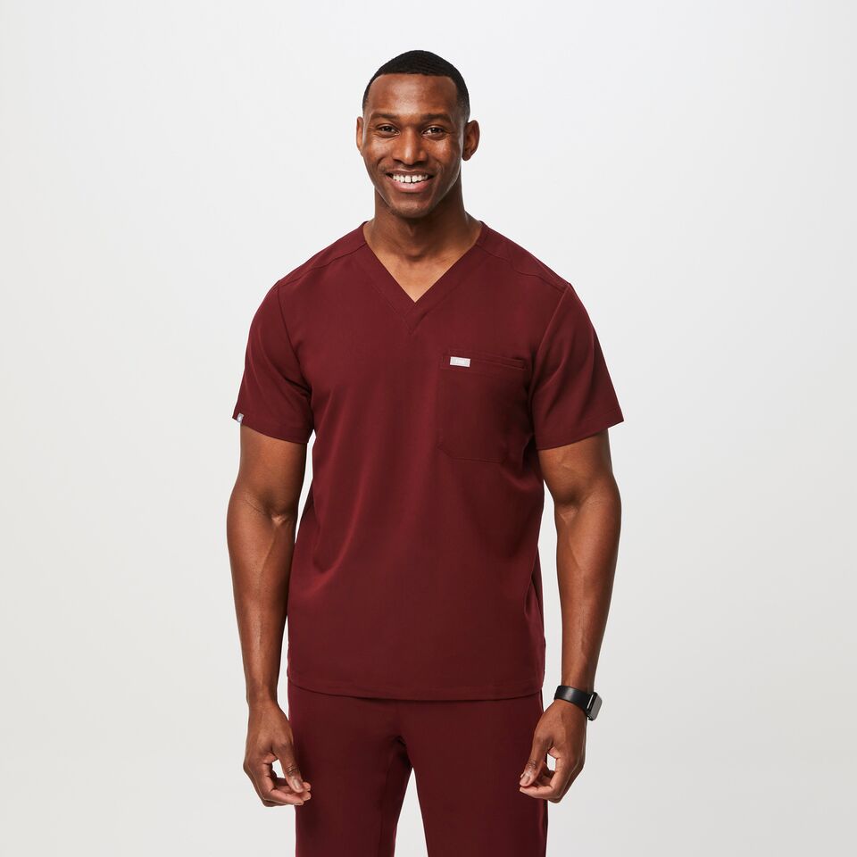 Leon Scrub Top™ - Burgundy