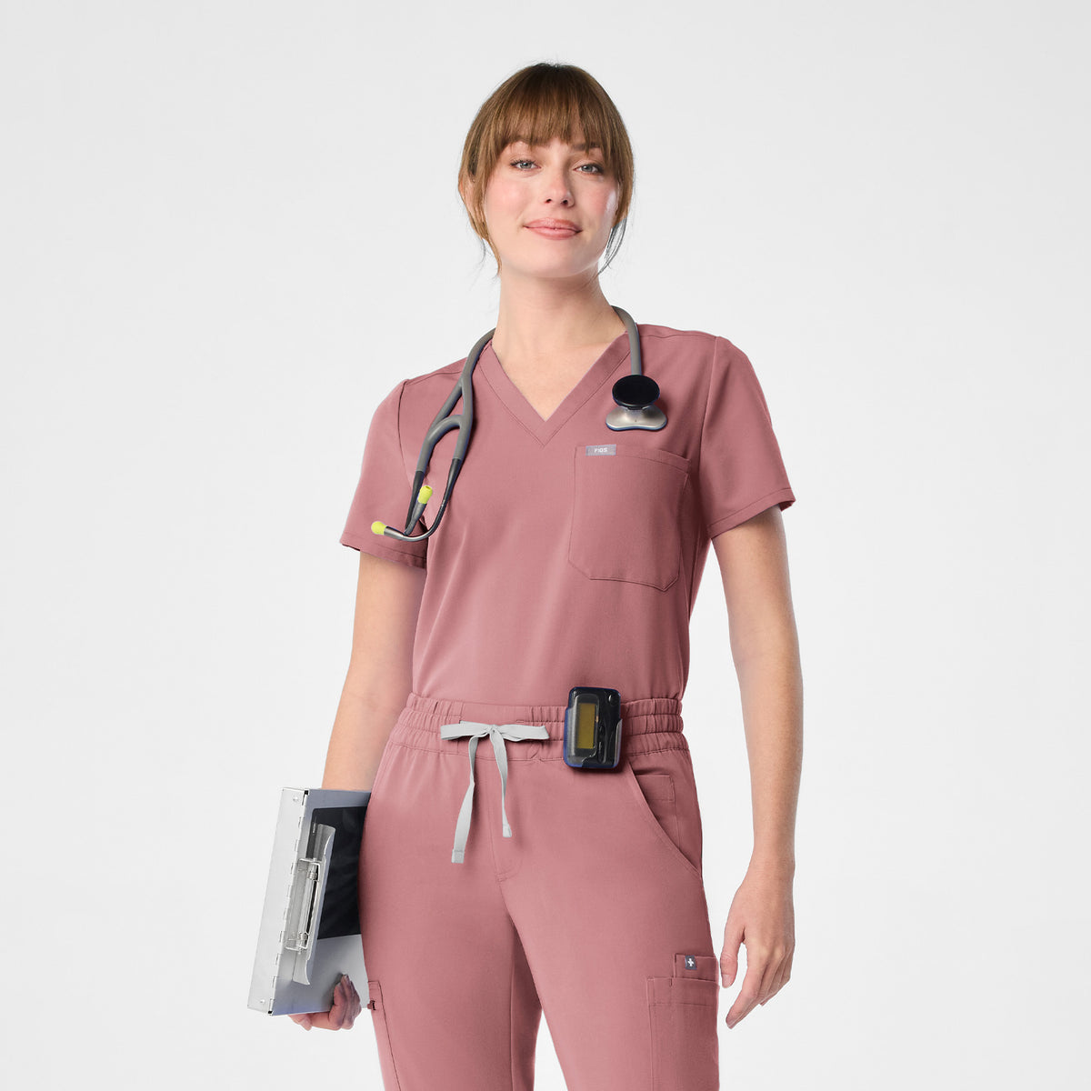 Catarina Scrub Top™ - Mauve
