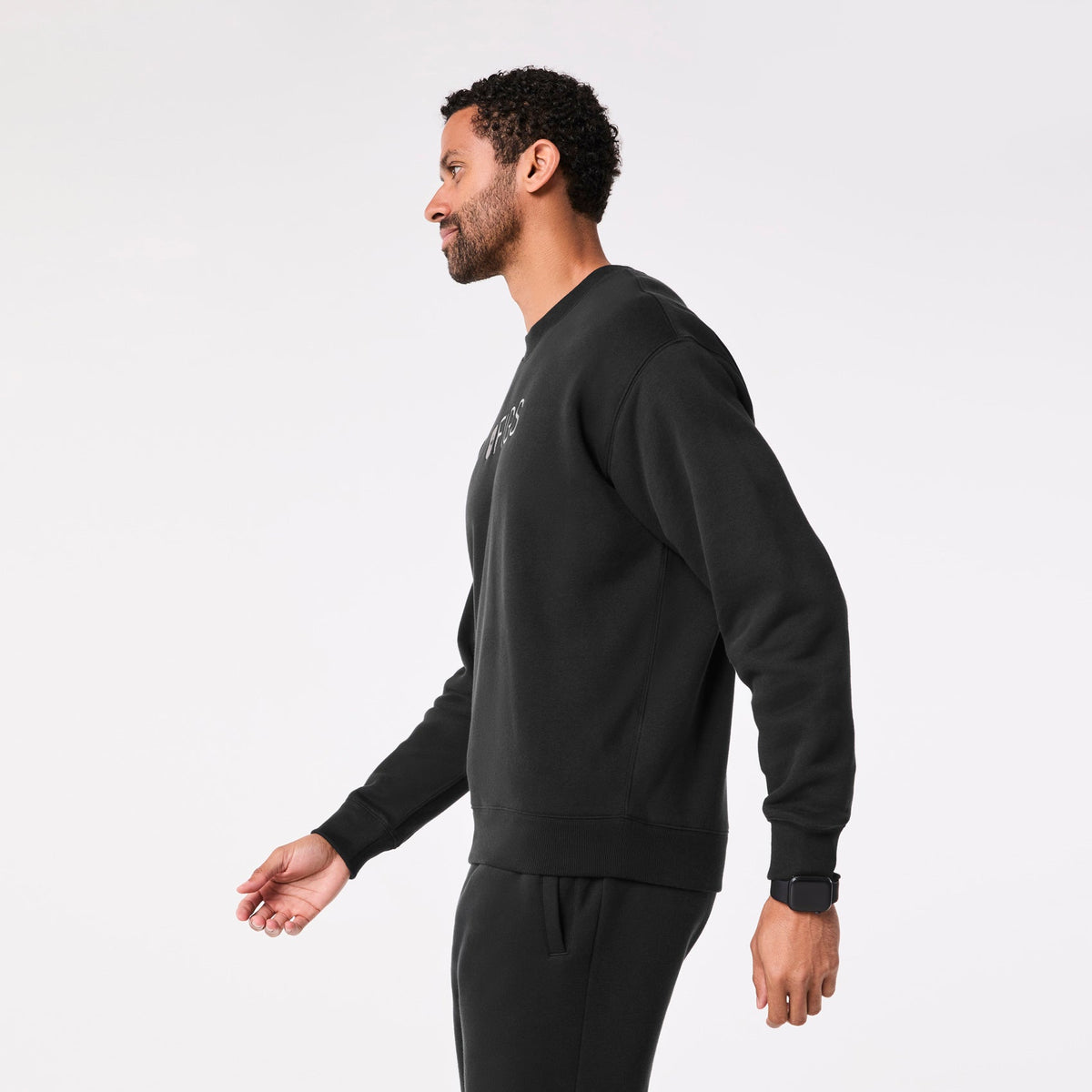 Off-Shift FIGS Logo Crewneck Sweatshirt™ - Black