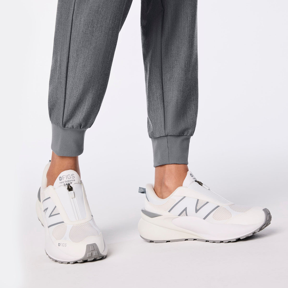 FIGS | New Balance 3447 Zip - White
