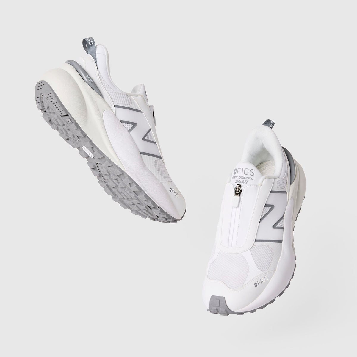 FIGS | New Balance 3447 Zip - White
