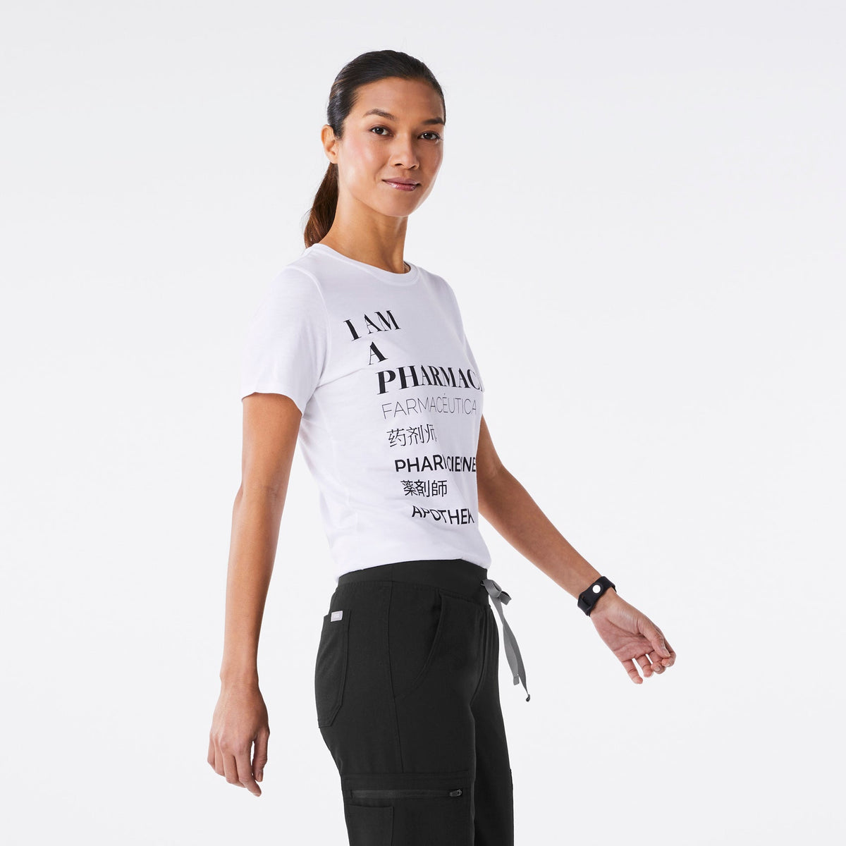 Pharmacist Short-Sleeve Underscrub - White