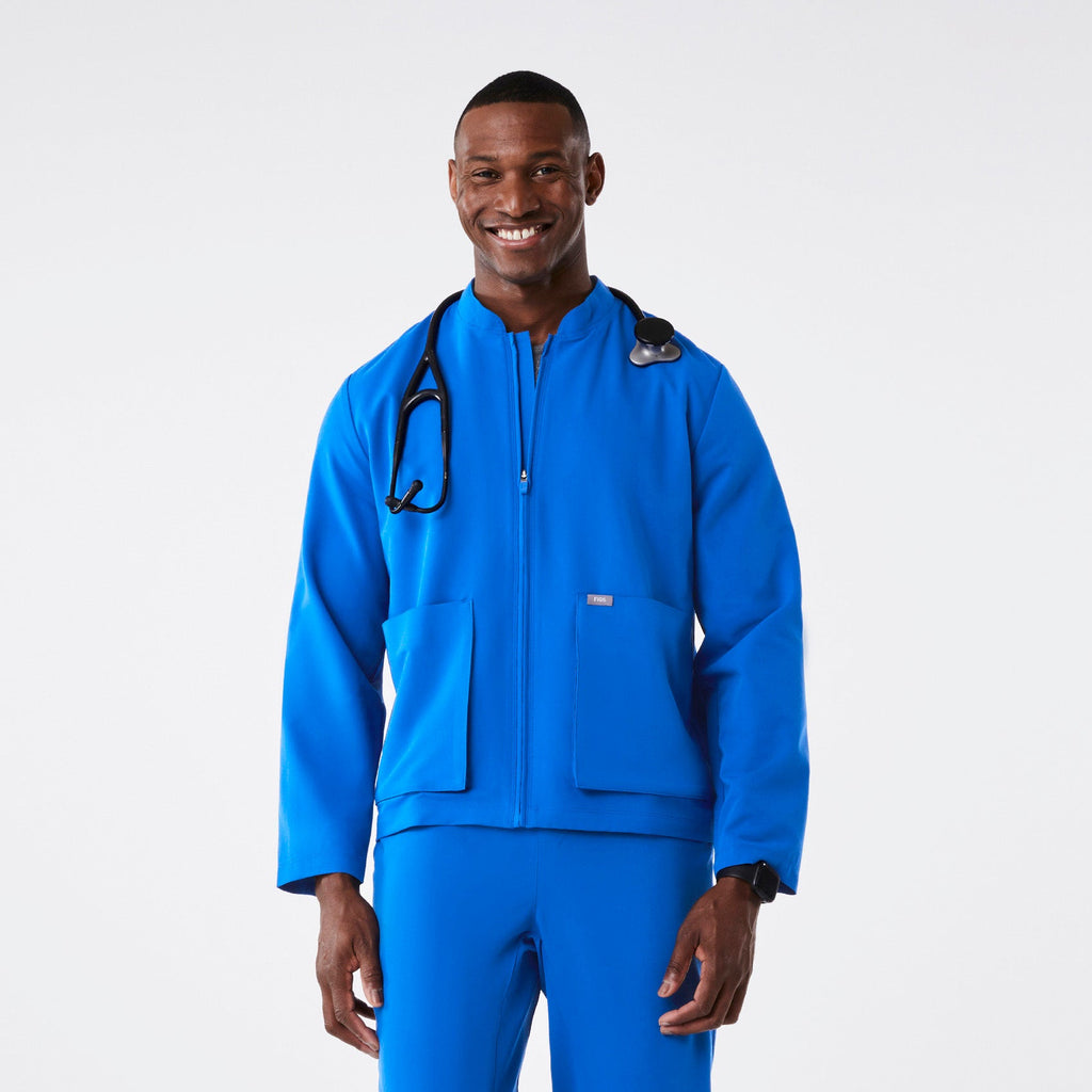 Denver Scrub Jacket - Royal Blue