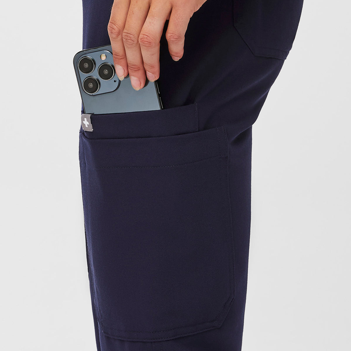 Yola High-Rise Slim Scrub Pant™ - Navy