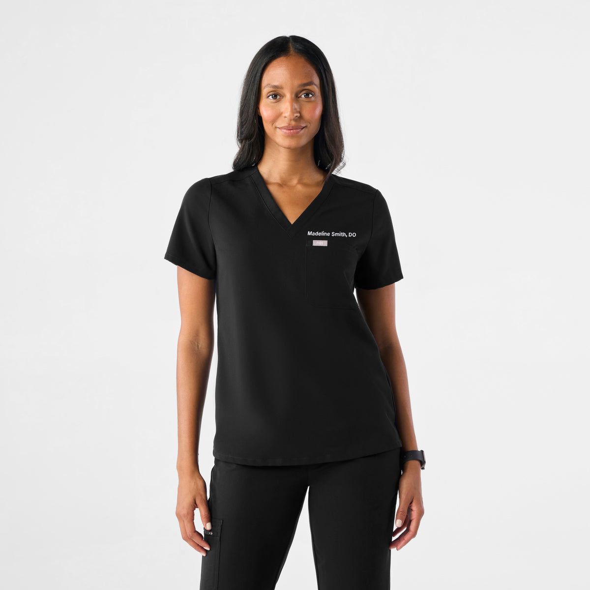 Catarina Scrub Top™ - Black