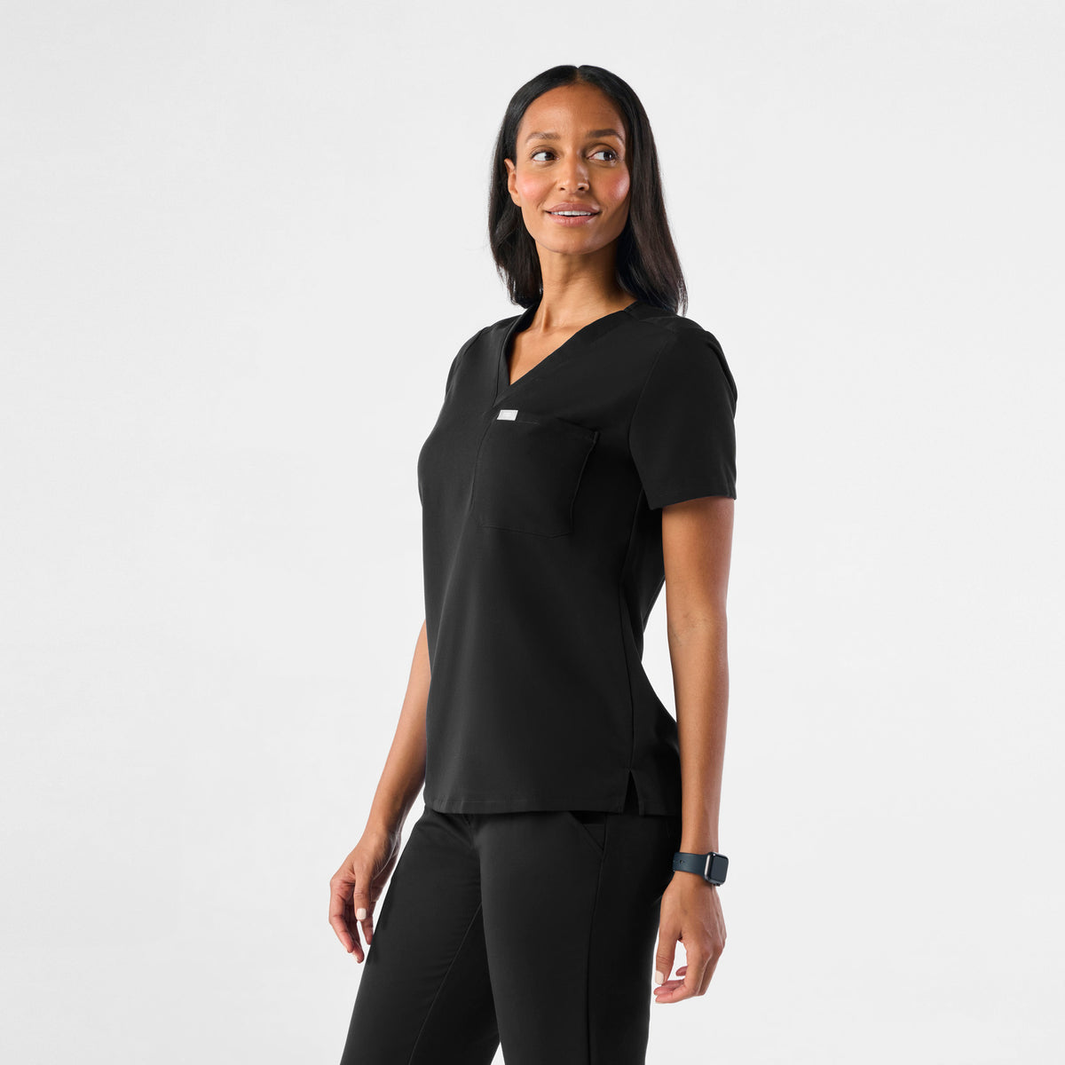 Catarina Scrub Top™ - Black