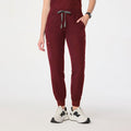 Uman Jogger Scrub Pant - Burgundy