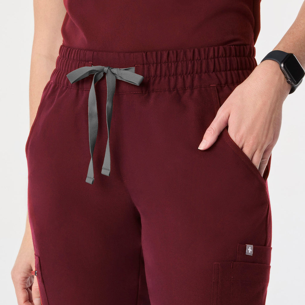 Uman Jogger Scrub Pant - Burgundy