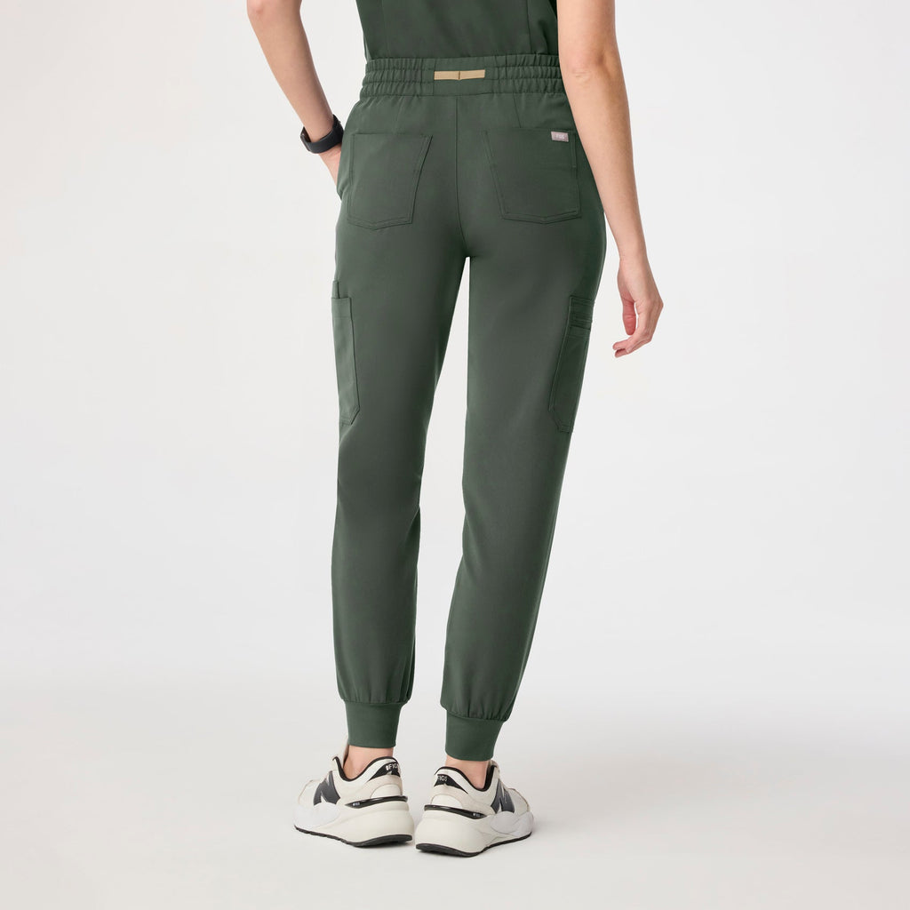 Uman High-Rise Jogger Scrub Pant - Moss