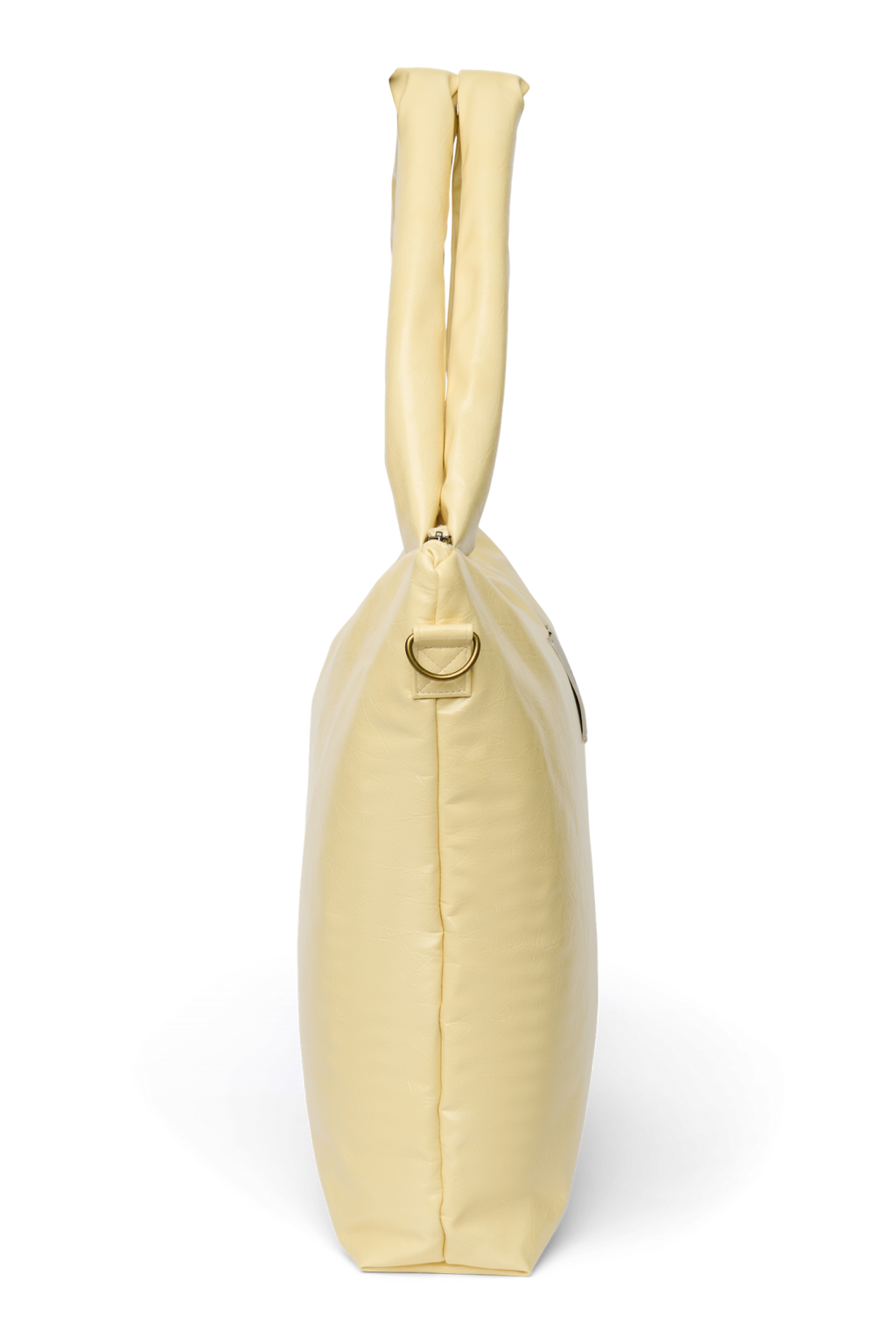 Vegane Wickeltasche aus Lederimitat | Buttergelb