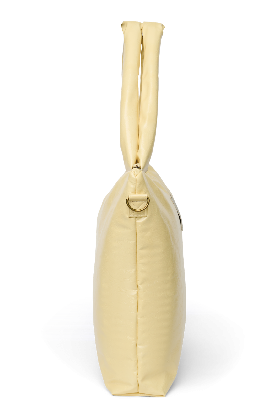 Vegane Wickeltasche aus Lederimitat | Buttergelb