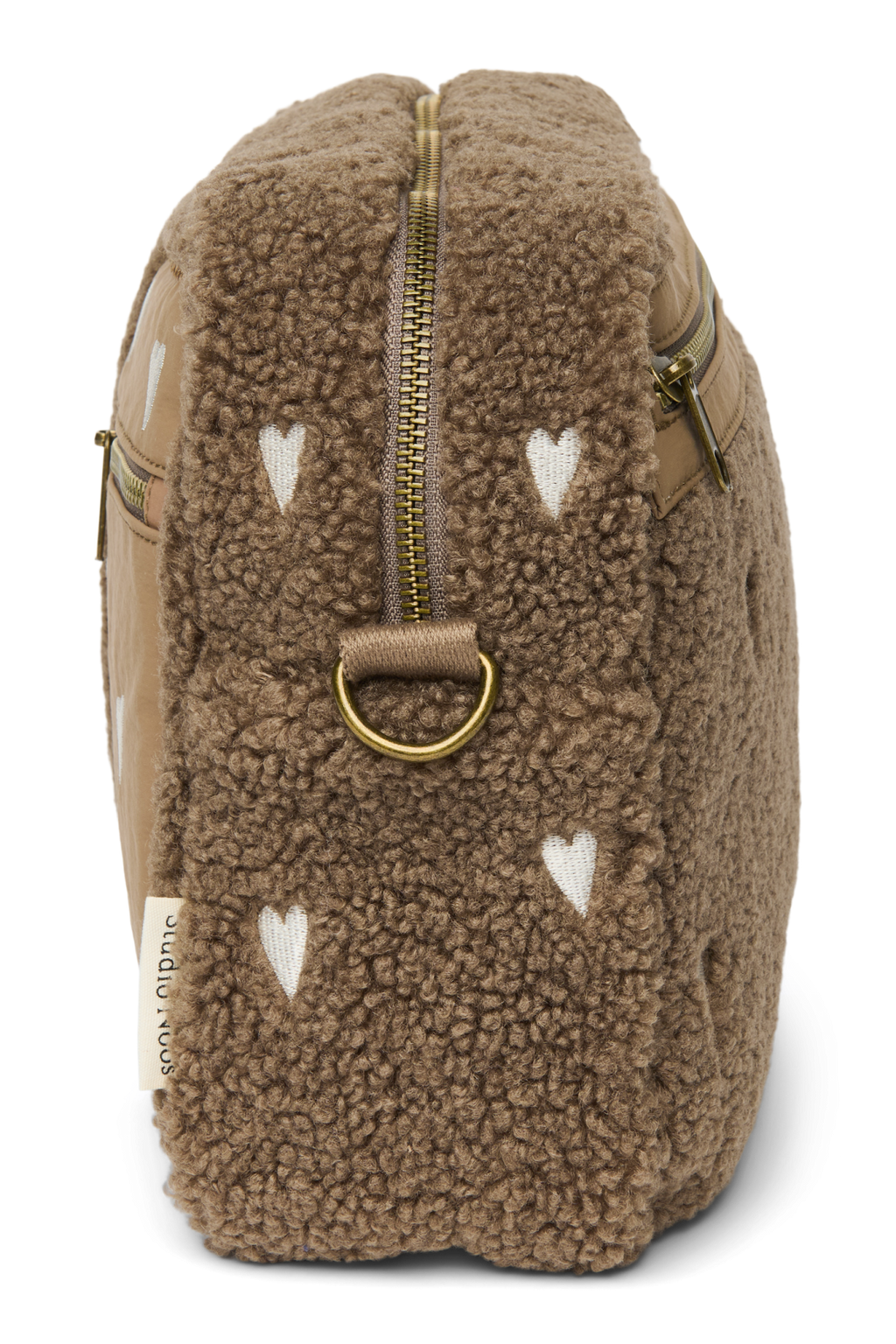 Teddy-Kinderwagen-Organizer | Braune Herzen