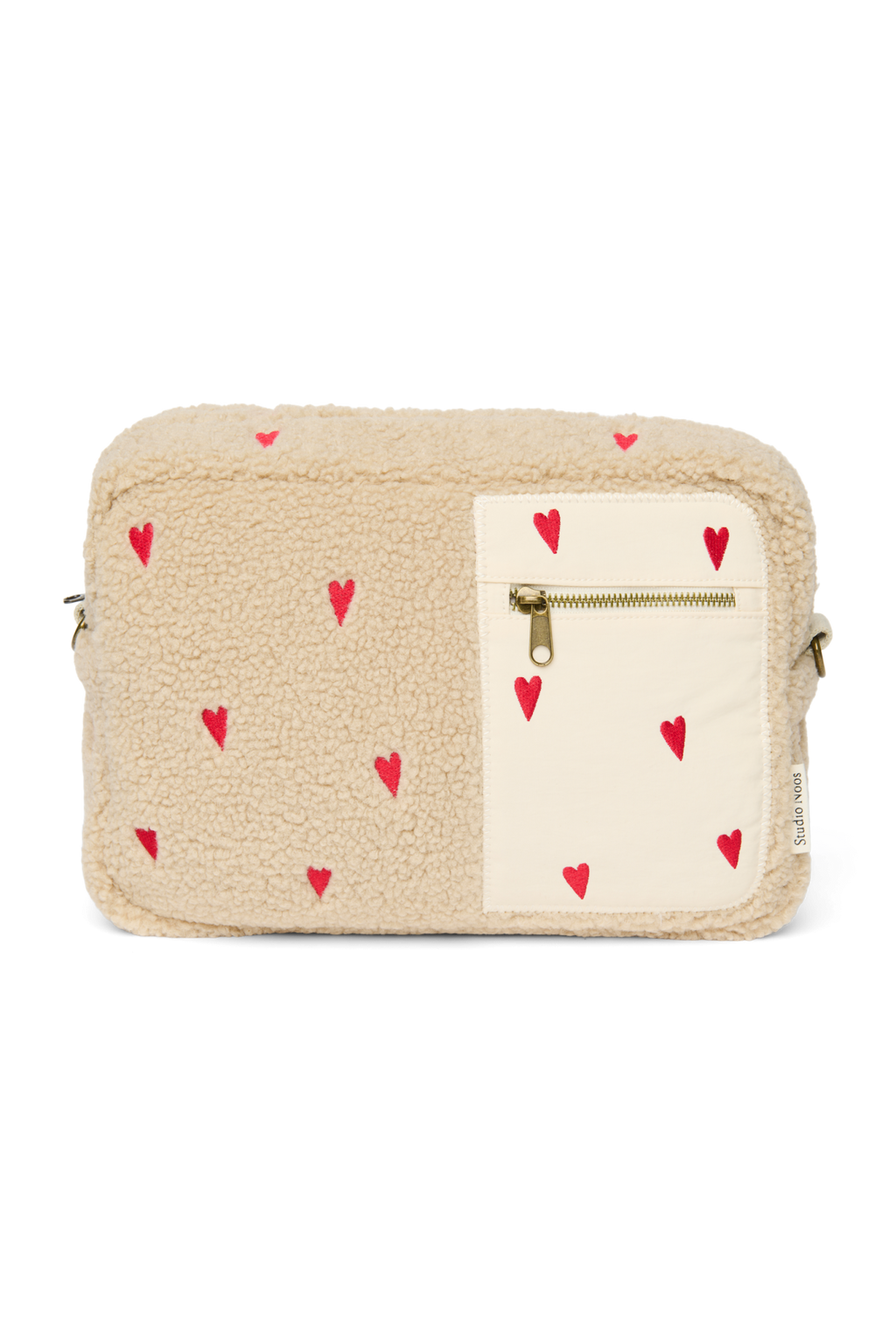 Teddy Kinderwagen-organizer | Ecru Hartjes