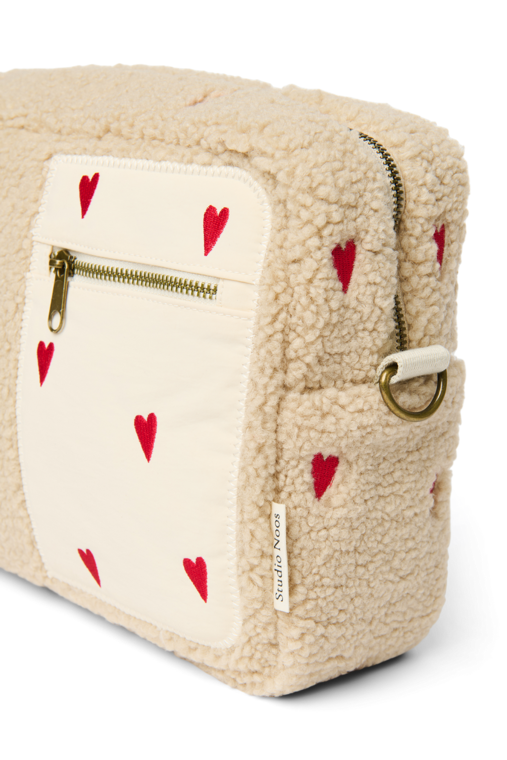 Teddy Kinderwagen-organizer | Ecru Hartjes
