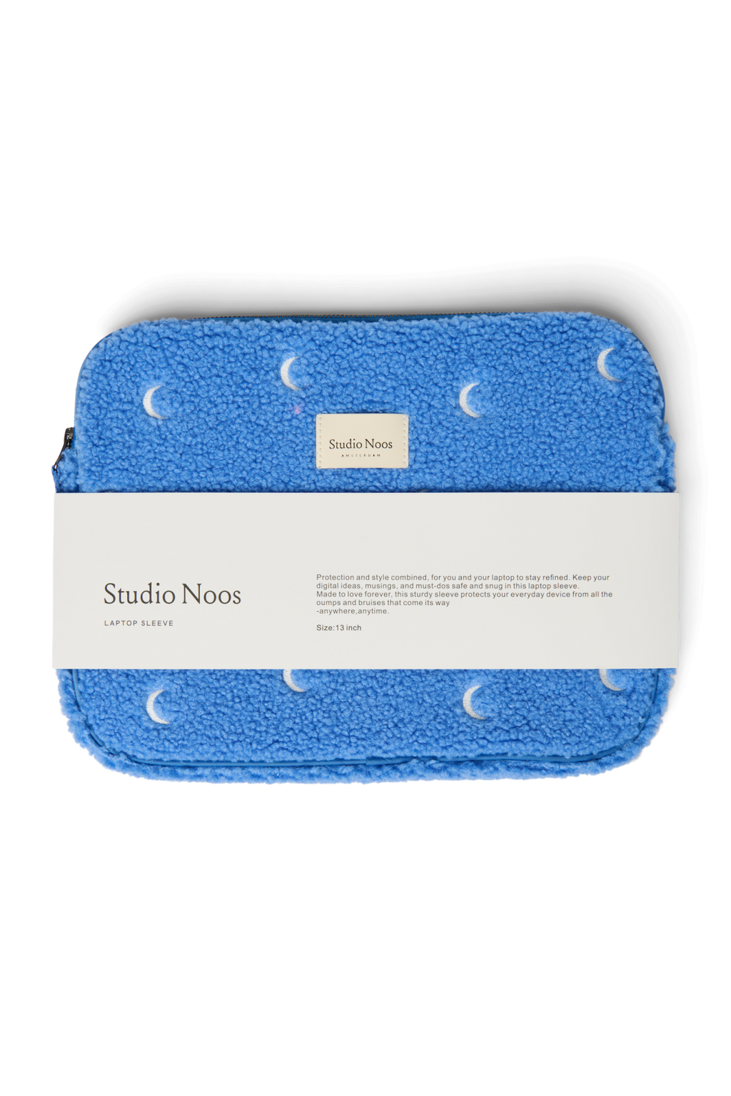 Teddy Laptophoes 13 inch | Lichtblauw Moon