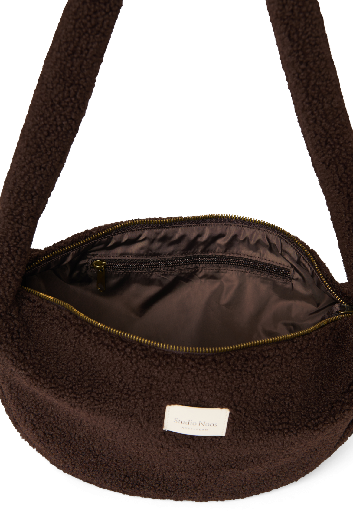 Teddy Mini Cross Body Tas | Chocolade