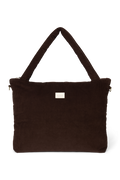 Wickeltasche Rib Puffy | Dunkelbraun