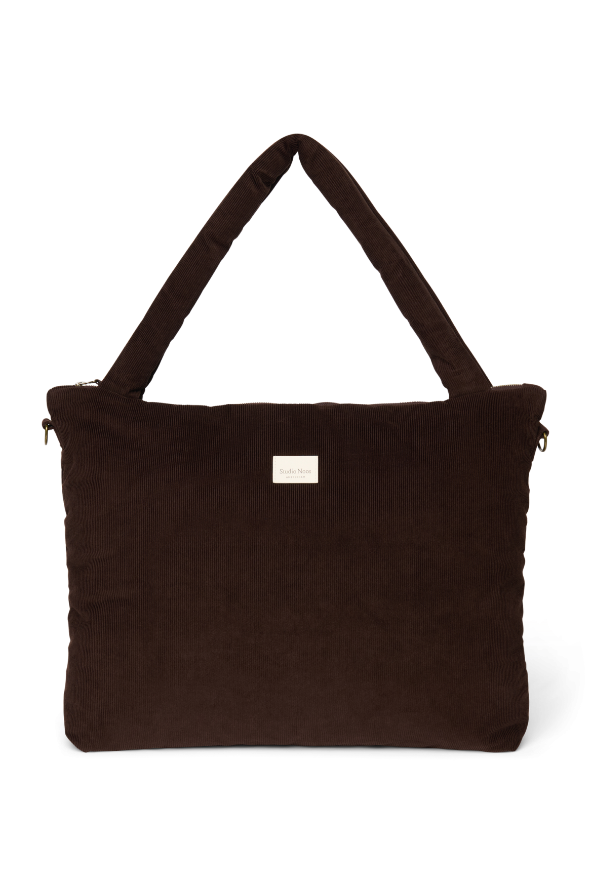 Wickeltasche Rib Puffy | Dunkelbraun