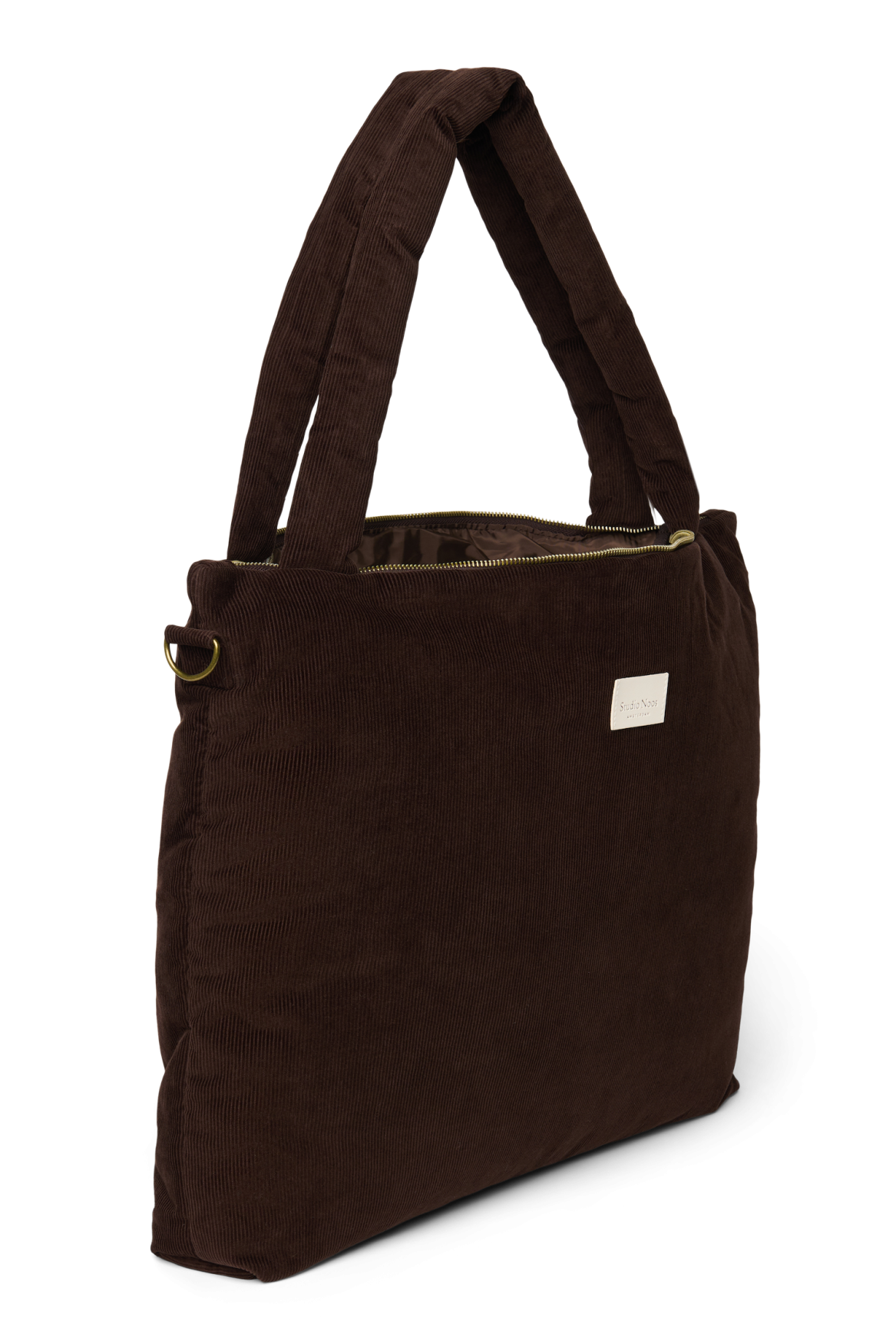 Wickeltasche Rib Puffy | Dunkelbraun