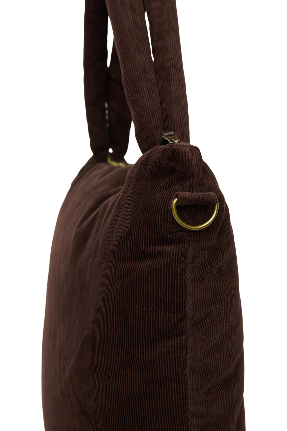 Wickeltasche Rib Puffy | Dunkelbraun