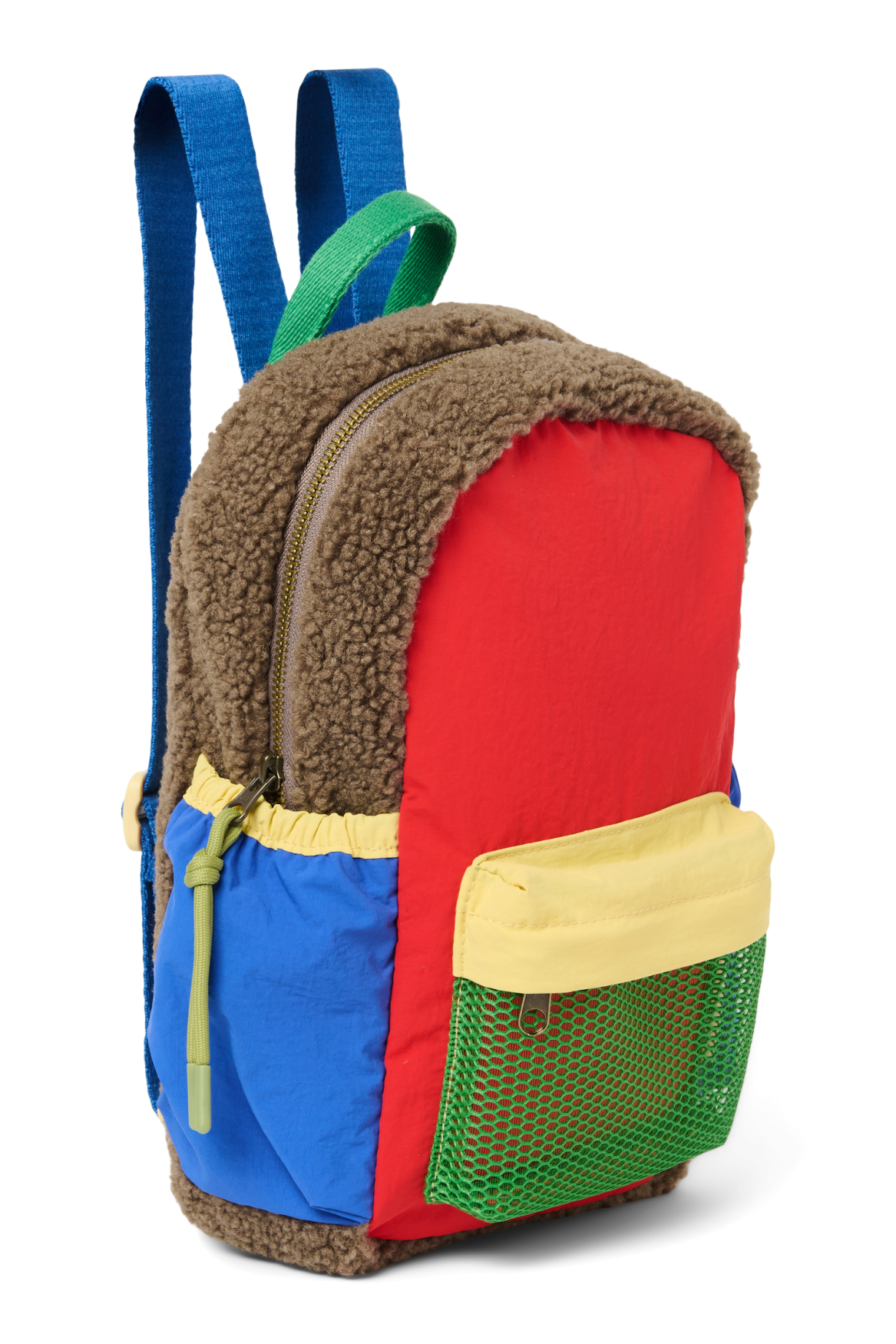 Patchwork Mini Backpack | Fiery Red