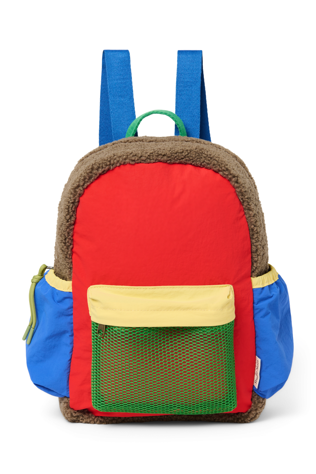 Patchwork Midi Backpack | Fiery Red